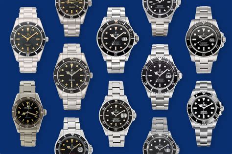 submariner concorrenziali aal rolex|rolex submariner model years.